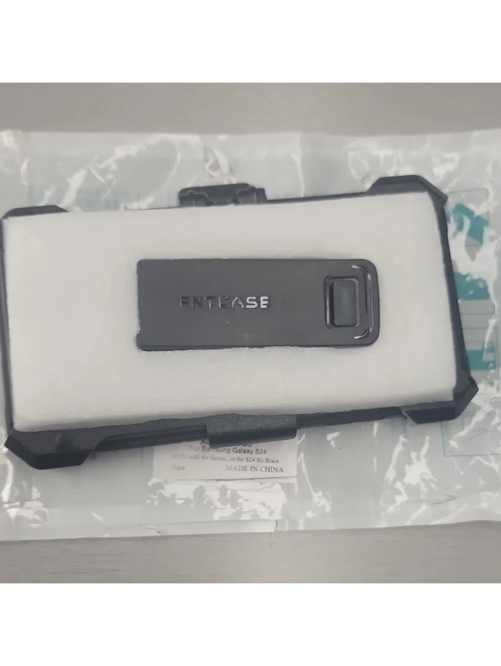 FNTCASE Rugged Case w/ Belt Clip for Samsung Galaxy S24 5G Black X0042LCVG5